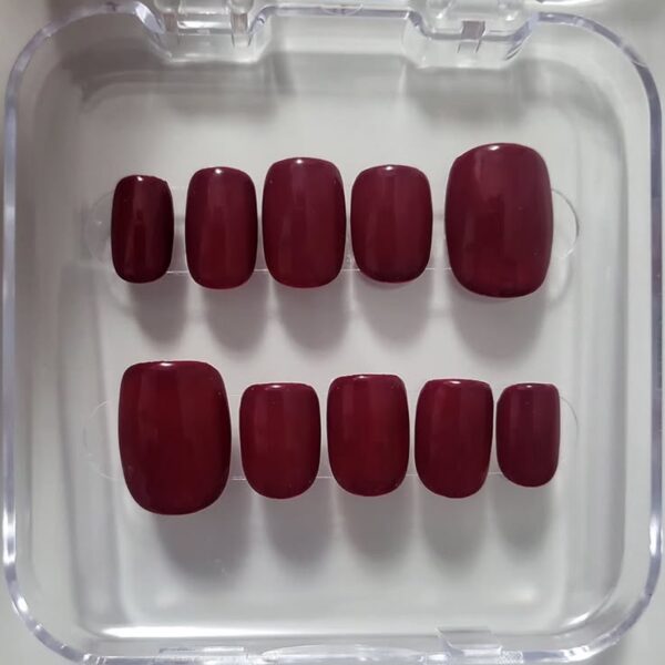 Red Glossy Nails